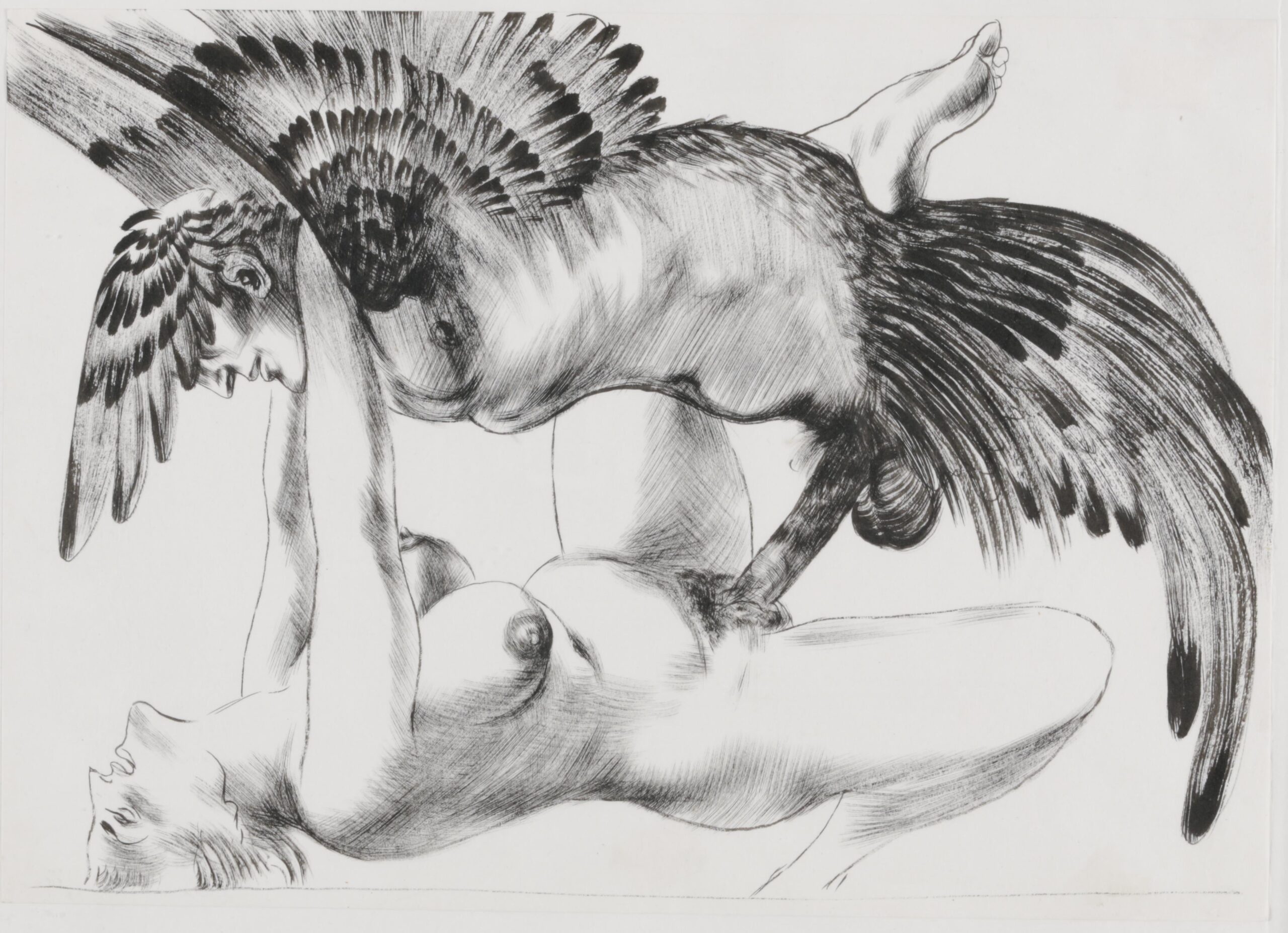 Besuch des Vogelmann, 21×30, Aigner Fritz_Kunsthandel Freller Besuch des Vogelmann, 21x30, Aigner Fritz_Kunsthandel Freller