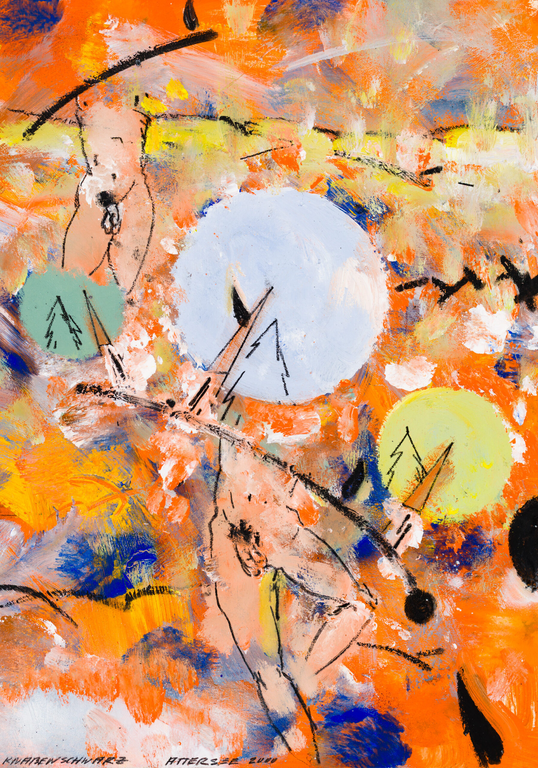 Knabenschwarz, 44×31,5, Attersee Cchristian Ludwig Knabenschwarz, 44x31,5, Attersee Cchristian Ludwig