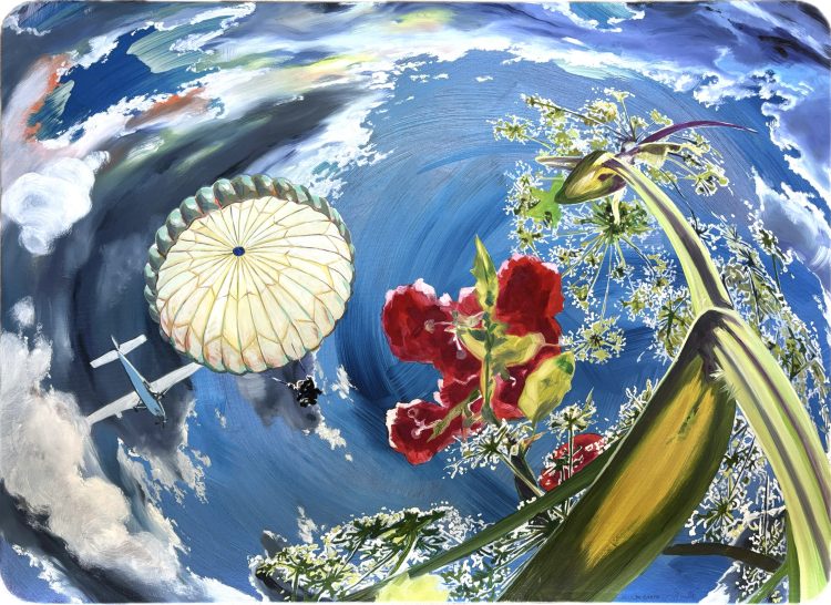 Back to earth, 80x100, Altmüller Beni