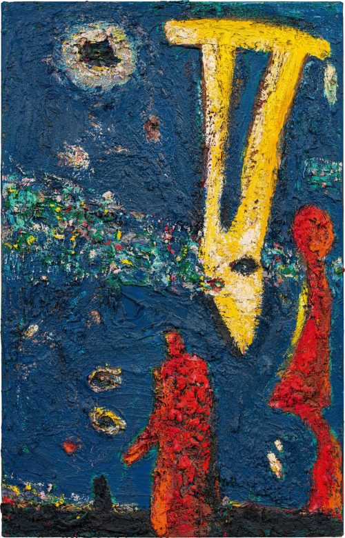 Blaue Szene, 110x70,5cm, Damisch Gunter (1)