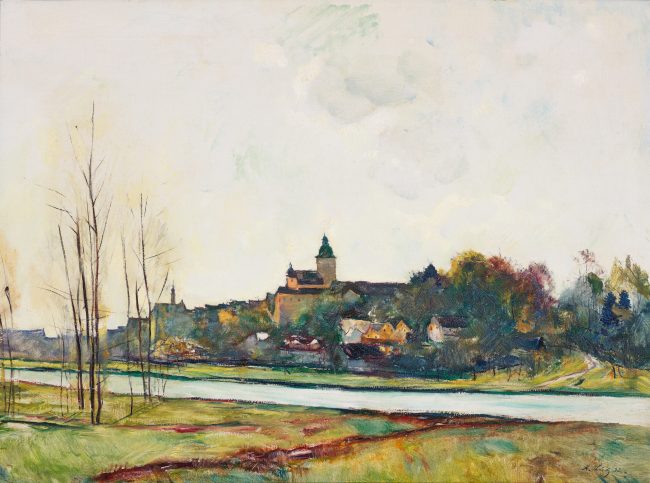Blick auf Enns, 56x77, Lutz Anton (2)