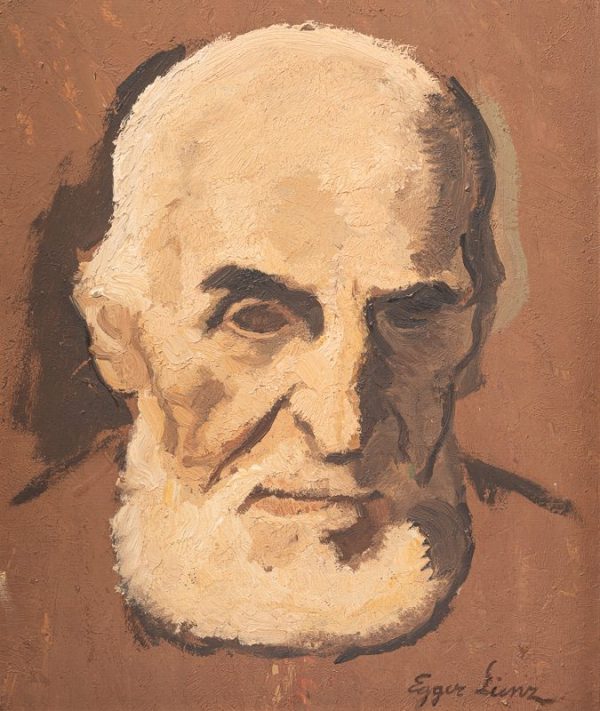Studie zum Greis, 35x28,5, Egger-Lienz Albin, web