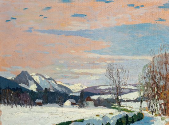 Winterlandschaft, 25,8x34,6, Poell Alfred,web